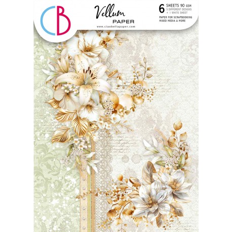 Vellum Blessing day Paper Patterns A4 6/Pkg
