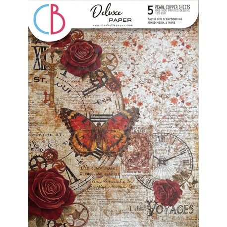 Deluxe Cabinet of curiosities Paper Pearl-Copper A