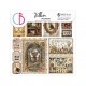 Vellum Cabinet of curiosities Fussy Cut 6"x6" 6/Pk