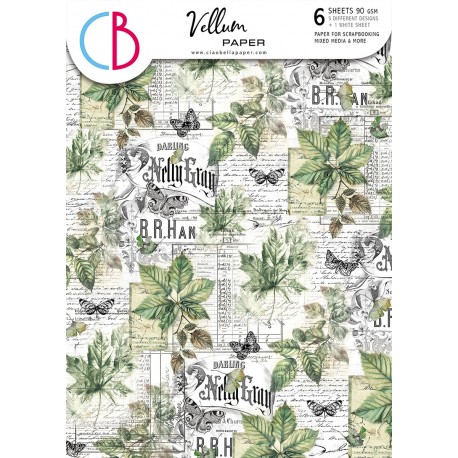 Vellum Cabinet of curiosities Paper Patterns A4 6/