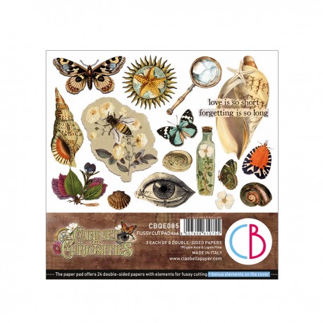 Cabinet of curiosities  Fussy Cut Pad 6"x6" 24/Pkg