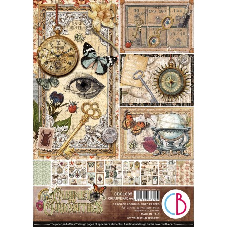Cabinet of curiosities  Creative Pad A4 9/Pkg