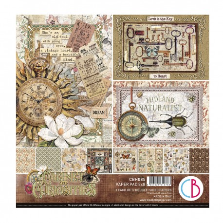 Cabinet of curiosities  Pad 8"x8" 12/Pkg