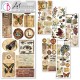 Cabinet of curiosities transparent adhesive sheets