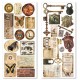 Cabinet of curiosities transparent adhesive sheets