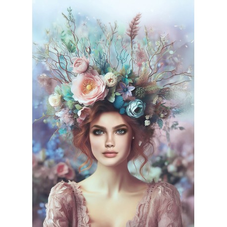Papel Arroz 60x85cm CADENCE - Nature Crown