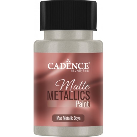 MATT METALLIC PAINT 50 ml PLATINIUM