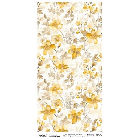 Papel Arroz 30x60cm CADENCE - ENDLESS BACKGROUND