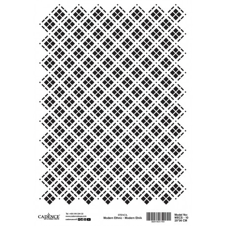 Stencil MODERN ETHNIC 25x36 cm