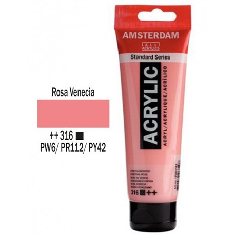 Acrílico Amsterdam 120 ml (316) Rosa Venecia