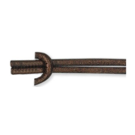 Cordon de Cuero 1mm METALIZADO Nº23