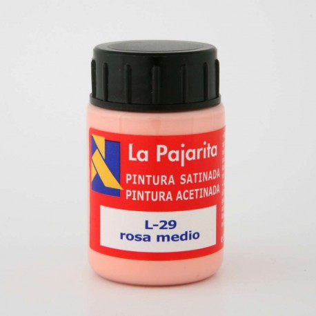 Pintura Satinada, Rosa Medio