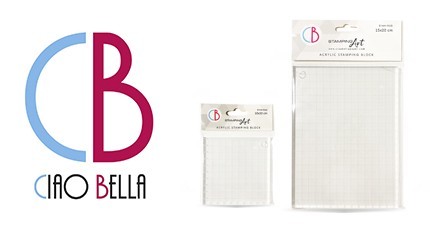 Ciao Bella Acrylic Block 15x20 cm with Grid Lines