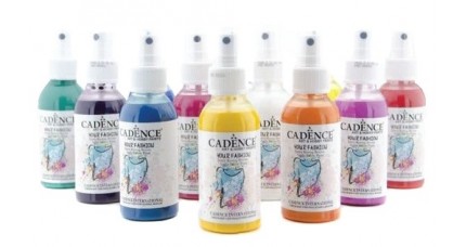 Pintura textil en Spray Your Fashion color Fucsia de Cadence