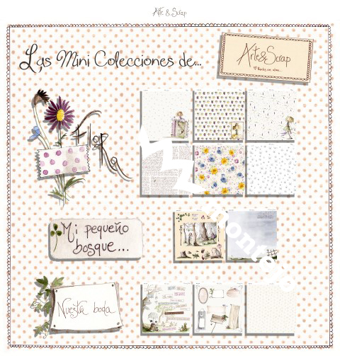 Las Mini Colecciones de Arte&Scrap en Artesanias Montejo 