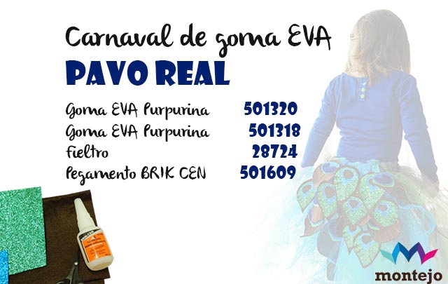 Materiales para disfraz de goma EVA