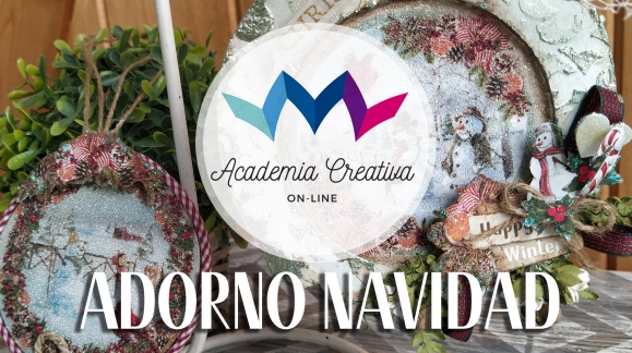 ACADEMIA CREATIVA - Adorno Navidad